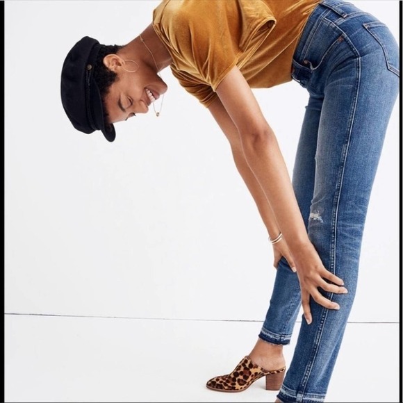 MADEWELL 9” Skinny Rip & Repair Blue Jeans Size 23 NEW - Picture 13 of 13